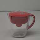 Brita Metro Water Filter Pitcher with SmartLight Change Indicator, BPA-Free, Replaces 1,800 Plastic Water Bottles a Year, Lasts Two Months, Includes 1 Filter, Small - 6-Cup Capacity, Fiery Red