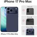 AMAZINGthing for iPhone 17 Pro Max [Minimal Mag Case], Designed for MagSafe Accessories, 7.7FT Drop Proof, Magnetic Phone Cover, Anti Yellowing, Transparent