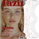 Fazit Makeup Patches - Red Speckles - Glow Up Make-Up Patches - Cute Glitter Makeup Accessories for Women - Cosmetic Glitter for Face