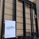 Amazon Basics Bed Frame with Storage, Foldable Metal Platform, Sturdy Steel, No Box Spring Needed, 18 Inches High, Tool-Free Setup, King Size, Black