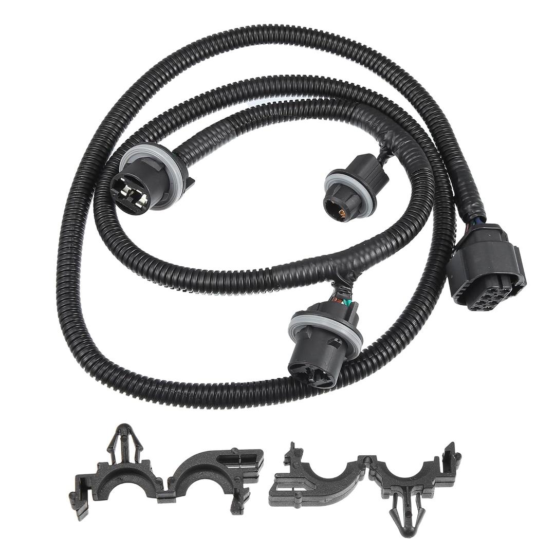 uxcell 1set Driver Side Tail Lamp Wiring Harness for Chevrolet Silverado 1500 2014-2015 No.23141278 Tail Light Socket Wire Harness