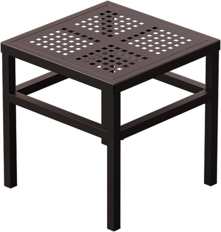 Plant Stand - Indoor/Outdoor Extra-Sturdy Aluminum Plant Stand  Ideal for Patios, Gardens, Living Room DecorationBrown