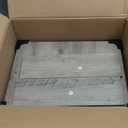 C-Shaped End Tables, Sofa TV Trays Set of 2, Small Couch Side Table for Living Room, Bedroom, Bedside (Greige)