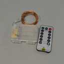 AW LED String Lights 8 Modes Remote Battery Operated Starry Fair Lights for Christmas Tree Party Wedding Bedroom (66ft)