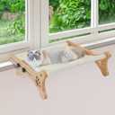 Cat Window Perch, Cat Window Hammock Adjustable Window/Floor Double-use Hammock for Windowsill, Bedside, Drawer and Cabinet