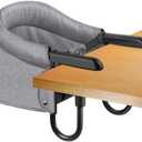 Hook On High Chair, Attach to Fast Table Chair,Clip on High Chairs to Table,Foldable Storage Feeding Baby Seat for Baby Toddler Home and Travel,Lightweight Space-Saving Design,Portable High Chairs