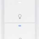 Dimmer Switch for Exhaust Fan with Light, Single Pole Fan Light Switch, Neutral Wire Needed, White
