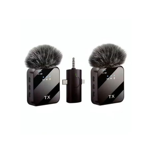 3-in-1 Wireless Lavalier Microphone F11-2 for Live Video Recording – High-Quality Lapel Mic for Smartphone, Camera & Computer, Clear Audio for Vlogging, Interviews, and Content Creation