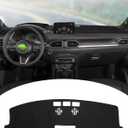 FIILINES Dash Cover for Mazda CX-5 CX5 2017-2025 (Without HUD), Dashboard Mat Cover Sunshade Nonslip Mesh Protector No Glare Accessories Dash Mat Black