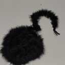 Riceshoot 3 Pcs 20 ft Black Christmas Garland Decorations Black Christmas Tree Hanging Garland Faux Feather Decorations for Birthday Holiday Indoor and Outdoor Party Supplies