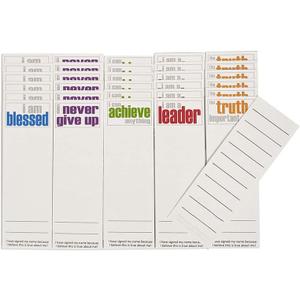 Inspired Minds Page Keepers Bookmarks, Encouragement Booster Set, 6 Each of 5 Titles, Set of 30