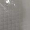 Knee Wedge Pillow for Post-Surgery Recovery-Leg Elevation Support for Sleep Position, Alleviating Lower Back & Hip Pain Enhancing Circulation in Ankles Legs Triangle Pillow with Removable Cover (21.6*17.8*6.9 Inchfor height over 5'3", White & Gray)