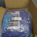 Large Waterproof Tarp - Heavy Duty 5 Mil Thick Poly Tarpaulin Ideal for Canopy Tents, Boats, RV or Pool Covers - Multipurpose Protective Tarps with Grommets for Indoor and Outdoor Use | 25' x 40' (Blue-lightweight Protection)