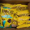 HIPPEAS Chickpea Puffs, Groovy White Cheddar, Gluten Free Snacks, Dairy Free, Vegan, 0.8oz, Pack of 18, 3g Protein, 2g Fiber, Crunchy, Nutritious, Baked Plant Protein Snack, Non-GMO, Kosher, BB Date 07/04/2026