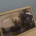 Framed Vintage Landscape Canvas Wall Art, Rustic Forest Lake Wall Decor Paintings, Retro Country Nature Pictures Prints Aesthetic Home Decor for Living Room Bedroom Office Farmhouse 8x10 inch