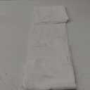 RYB HOME White Curtains for Bedroom - Linen Textured Semi Sheer Curtains Privacy for Bedroom Bathroom Kitchen Dining Office Window, 52 Wide x 45 inches Long, 2 Pcs