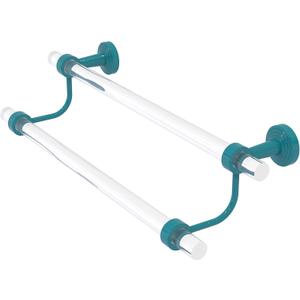 Allied Brass PB-72-18-GLT Pacific Beach Collection 18 Inch Double Towel Bar, Glokzin Teal