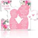 Acrylic Mom Gifts: Delicate Puzzle Decor, 3.9 x 3.5 inches, 1 Piece, Sentimental Style, Female Adult, Rectangular Shape