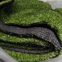 Synthetic Artificial Grass Turf 0.4" Customized Sizes, Drainage Holes Pet Faux Grass Astroturf Rug Carpet 4FTX4FT Indoor Outdoor Rug Area Garden Decor