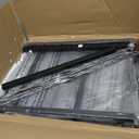 Furnulem Bedroom Dresser, Tall Chests of Drawers with 7 Fabric Bins, Black Organizer in Closet, Dorm, Living Room, Nursery, Hallyway-Storage Tower Unit, Sturdy Steel Frame (11.8"D x 15.8"W x 43.3"H (7 Drawers))