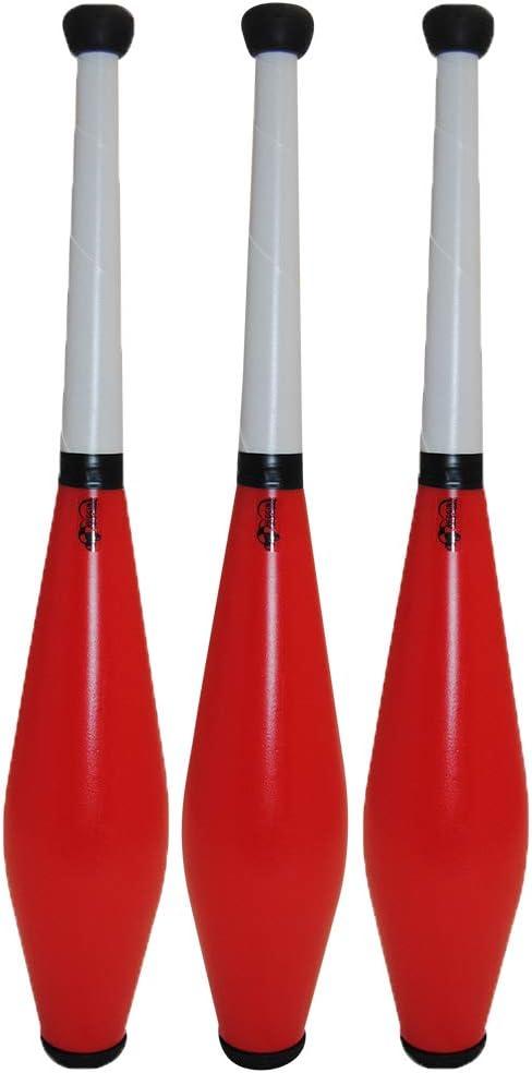 Higgins Brothers Flow Juggling Club Set of 3 (Red)