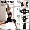 NEENCA Knee Brace for Knee Pain, Compression Knee Support with Air Mesh Fabric, Adjustable Knee Wrap with Side Stabilizers, Ultra-Soft Bandage for Sports, Running, Meniscus Tear, ACL, Arthritis Relief (Black, L)