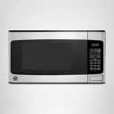 GE Countertop Microwave Oven, Compact 1.1 Cubic Ft., 950-watt Capacity, 6 Auto Cooking Settings, Child-Lock Technology, Kitchen Essentials for The Countertop, Dorm Room or Apartment, Stainless Steel