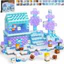 GobiDex 100PCS Magnetic Blocks Magnet Building Toys, Princess Castle Toys for Girls, Upgraded STEM Sensory Birthday Gift for Kids Age 3+ Years Old