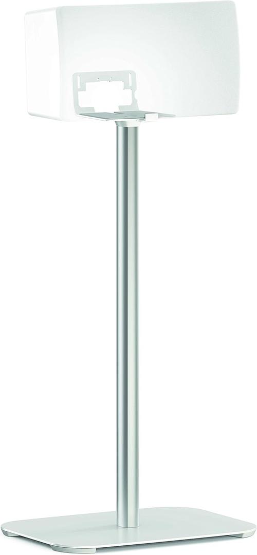 Vogel's Sound 3305 Universal Speaker Floor Stand | Max. 15 lbs (6.5 kg) | Height: 29.5 inch | Also fits Sonos Five & Play:5 | Universal Compatibility | White | 1 Floor Stand