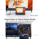 LENTION USB C Hub with 4K HDMI, 3 USB 3.0, SD/Micro SD 3.0 Card Reader, Compatible 2023-2016 MacBook Pro, New Mac Air/Surface, Chromebook, iPhone15 or More, Stable Driver Adapter (C34, Space Gray)