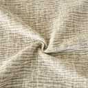 CaliTime Throw Pillow Covers Pack of 2 Soft Water Waves Texture Solid Dyed Chenille Cushion Cases for Couch Sofa Home Decoration 18 X 18 Inches Taupe