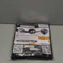 EcoNour Windshield Cover for Ice and Snow - Universal Fit for Car, SUV, Truck, Heavy Duty 600D Oxford Fabric Frost Protector for Ice & Sleet, Includes Anti-Theft Straps, Medium (69"x42")