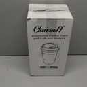 100 Pack 12 oz Disposable Coffee Cups with Lids and Insulated Sleeves, Leak-free Paper and Sturdy Thick Paper Hot to Go Coffee Cups with Lids for Cold/Hot Beverage (White)