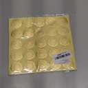 DreamBuilt 300pcs Gold Christmas Embossed Wax Seal Looking Envelope Seals for Gifts Packages/Party Favors, Self-Adhesive