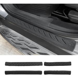 Door Sill Protector Compatible with 2021-2025 Chevrolet Trailblazer Step Protector Side Edge Step Guard Car Door Dust Shield Cover 2024 Chevy Trailblazer Exterior Accessories