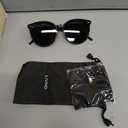 Livho Polarized Sunglasses, Retro & Oversized Shades for Women with Round Lenses