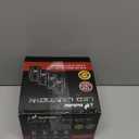 MalloMe LED Camping COB Lantern Flashlights 4 Pack - Super Bright - 240 Lumen Portable Outdoor Lights - AA Batteries Required, Not Included (Black, Collapsible)