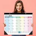 4 x Desk Calendar 2026 Large 22" x17", AgePlace Wall Calendar 2025-2026 Covers July 2025 - December 2026, Office Supplies Desktop Monthly Calendar for Home Classroom School & Office Or teacher Gifts