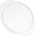 HEMOTON Glass Microwave Cover Splatter Proof Lid Food Bowl Lid Reusable Heat Retention Easy to Carry (23.60X20.20X2.70CM)