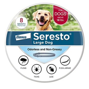 Seresto Large Dog Vet-Recommended Flea & Tick Treatment & Prevention Collar for Dogs Over 18 lbs. | 1-Pack