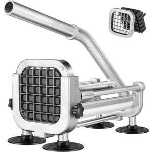 French Fry Cutter, Ruooson Professional Potato Cutter Slicer with 1/2 In Stainless Steel Blades, Great for Whole Potatoes Carrots Cucumbers.