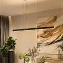 47.2in Linear Pendant Light Kitchen Island,3000K-6000K Dimmable