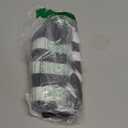 Zando Black and White Striped Socks Plus Size Thigh High Socks for Women Plus Size Striped Socks Striped Thigh High Socks Plus Size Thigh High Stockings Long Thigh High Socks Black Striped One Size