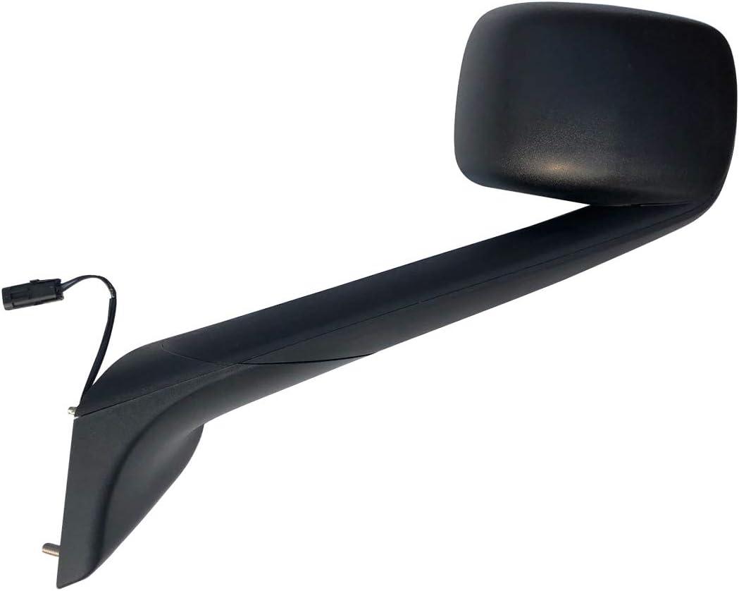 Replacement Chrome Hood Mirror Fit Freightliner Cascadia 2018-onward (Black Driver (LH) Side)