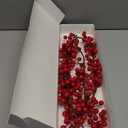 LLZLL 50 Pack Berry Stems for Christmas Tree 6.5 Inch Christmas Berries Stems Artificial Red Berry Picks for Xmas Holiday Party Centerpieces