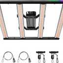 VIVOSUN LumaLight 320W LED Grow Light, Full Spectrum Indoor Plant Light with Deep Canopy Penetration, Smart Dimmable LED Bar Lamp for Vegetables, Herbs, Flowers, 3x3ft Coverage, GrowHub Compatible