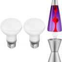 2-Pack 100W Lava Lamp Bulb, R20 Reflector E26 Base, AC 120V Lava Lamp Replacement Light Bulb, Compatible with XL or Grande & More