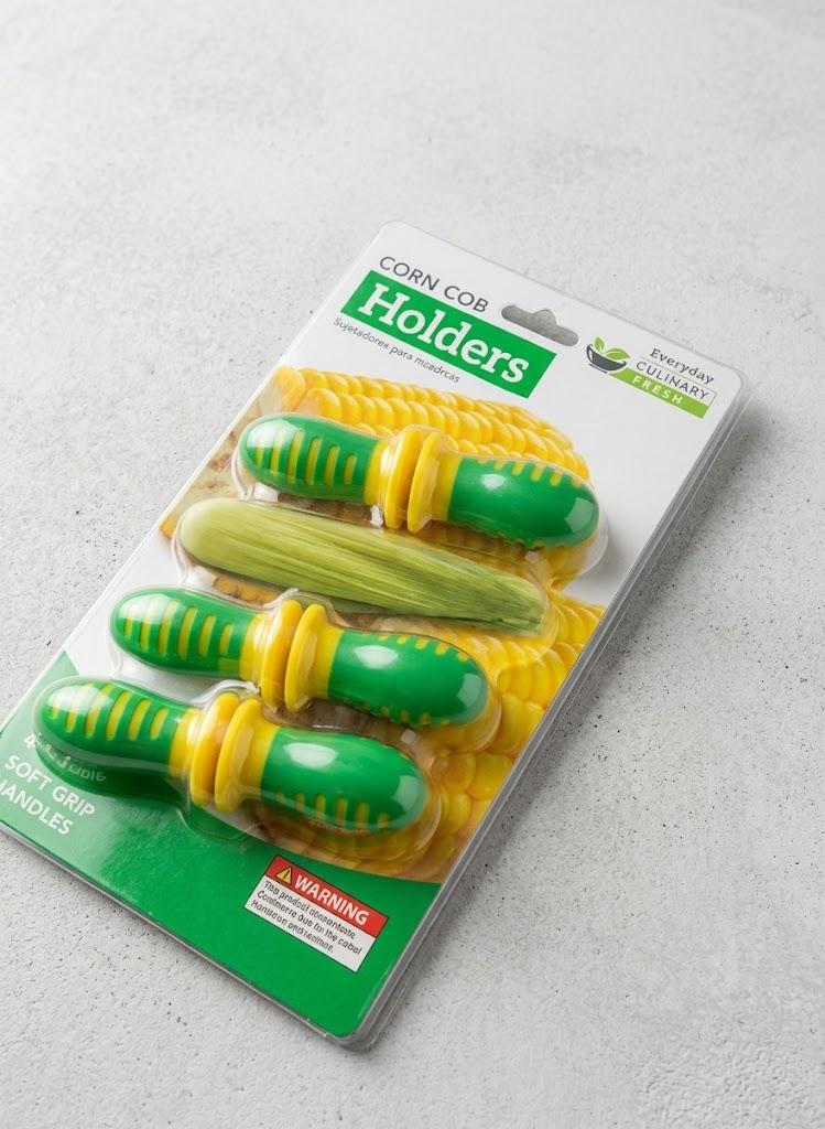 2 x 
Culinary Fresh Jumbo Size Corn Cob Holders 8 Holders 8 Ea ...