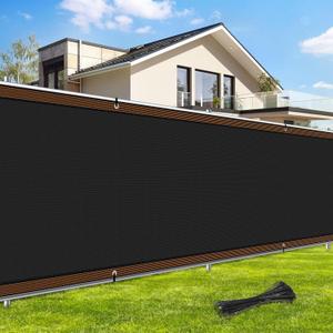 Privacy Fence Screen 4x50Ft Balcony Privacy Screen, Garden Fence UV-Resistant Durable, Premium Polyethylene Windproof Screen for Patio Pool Backyard and Garden
