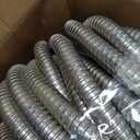 Rosy Earth Garden Hose 100 FT, Heavy Duty 304 Stainless Steel Flexible Water Hose, No-Kink, No Bite, Expandable Water Hose for Yard, RV, Car